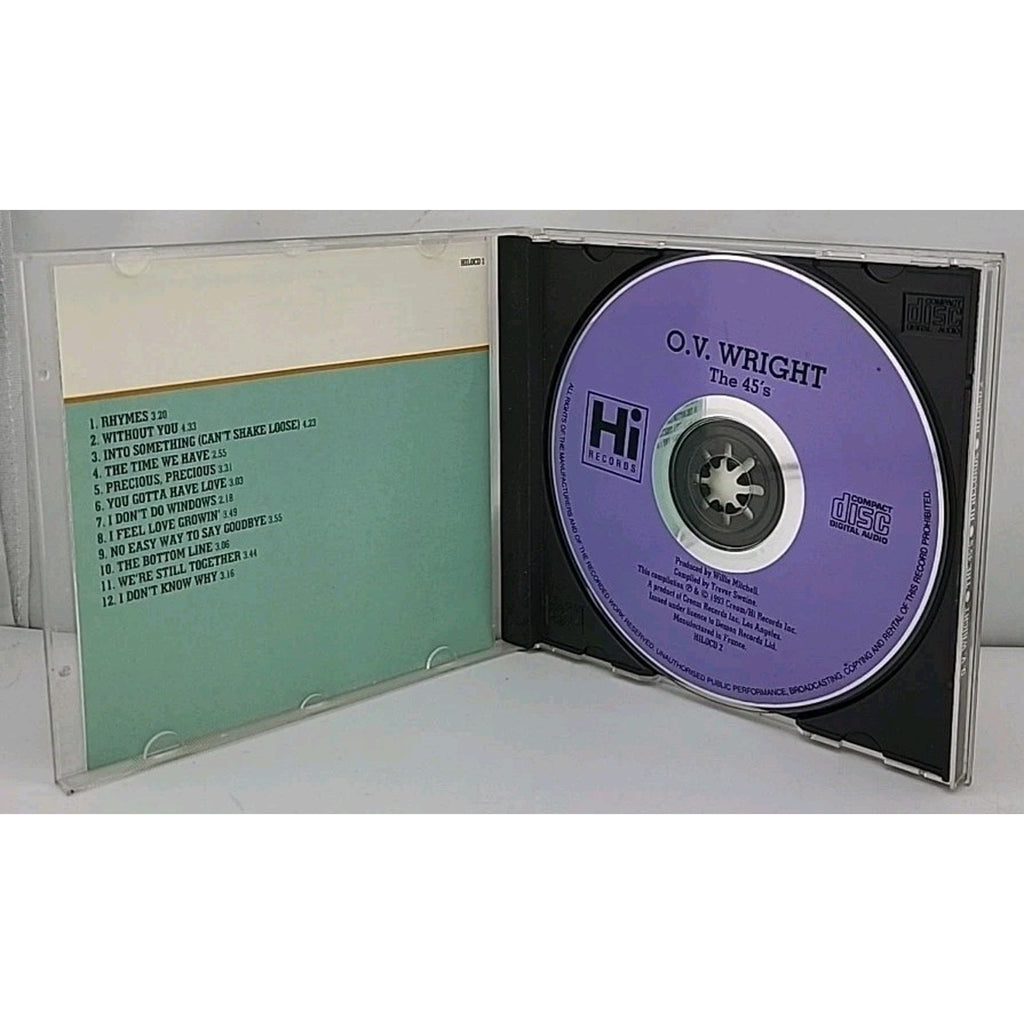 The 45's by O.V. Wright (CD, Dec-1993, Hi Records)