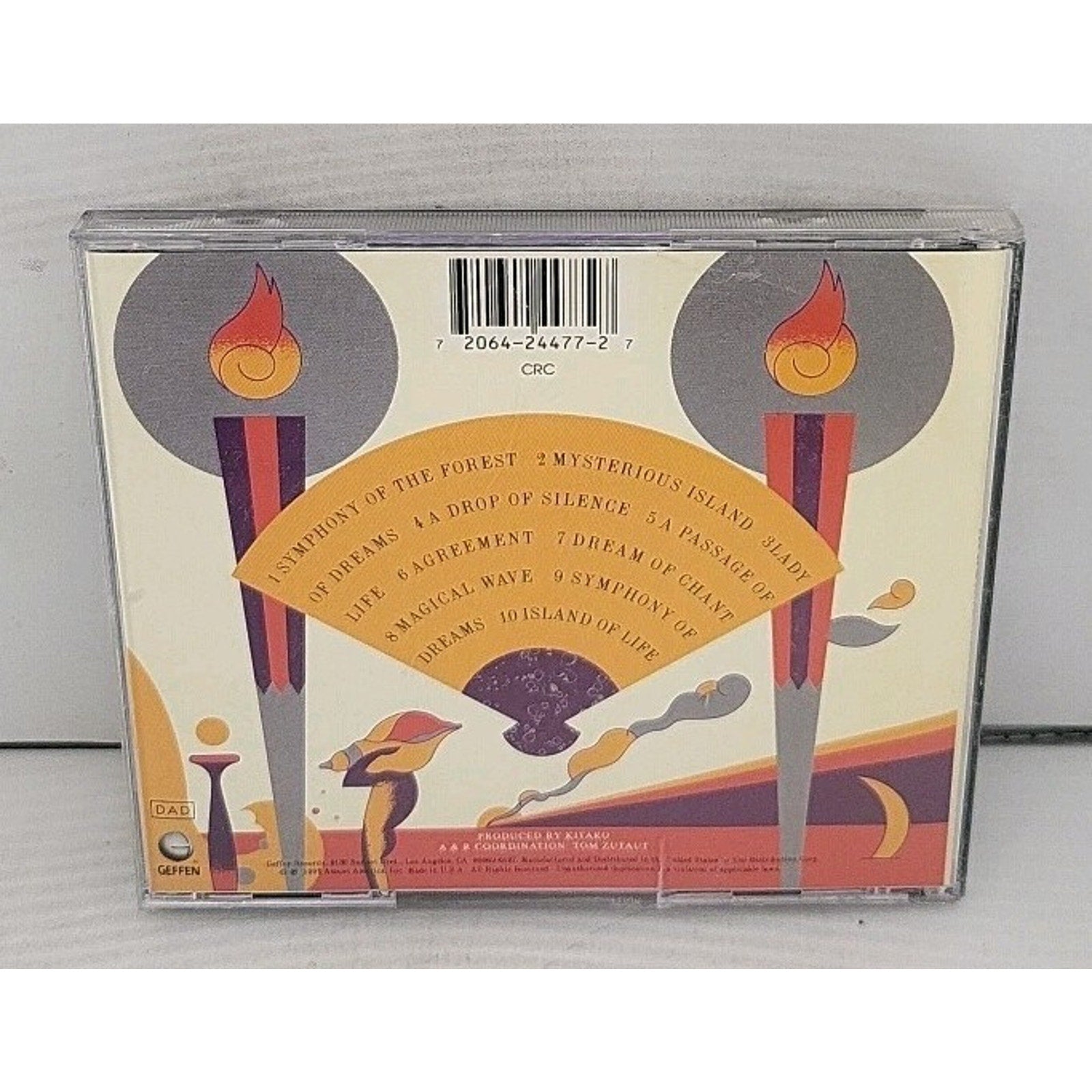 Dream by Kitaro (CD, Jul-1992, Geffen)