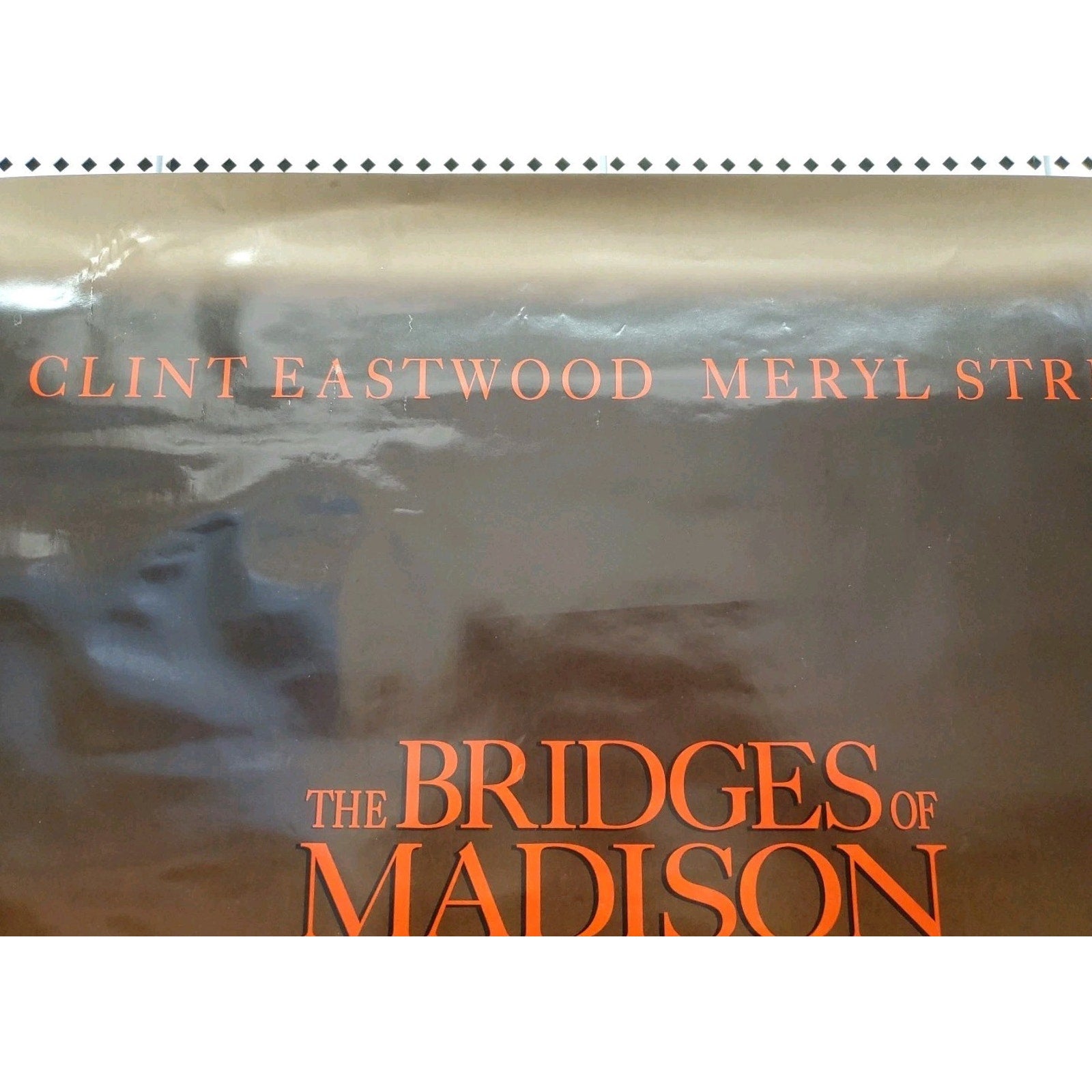 The Bridges of Madison County 1995 Double-Sided Movie Poster 27x40 Streep
