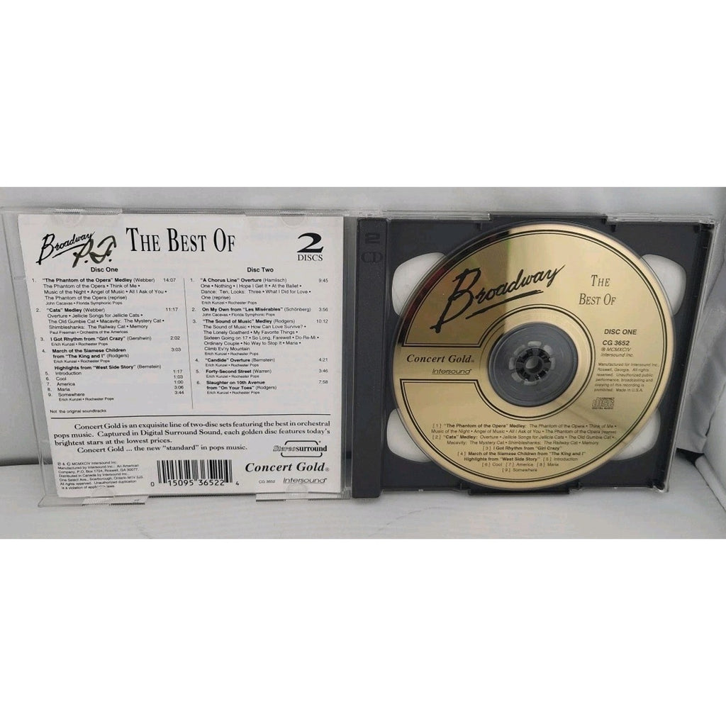 The Best Of Broadway (2-Disc CD) Surround Sound