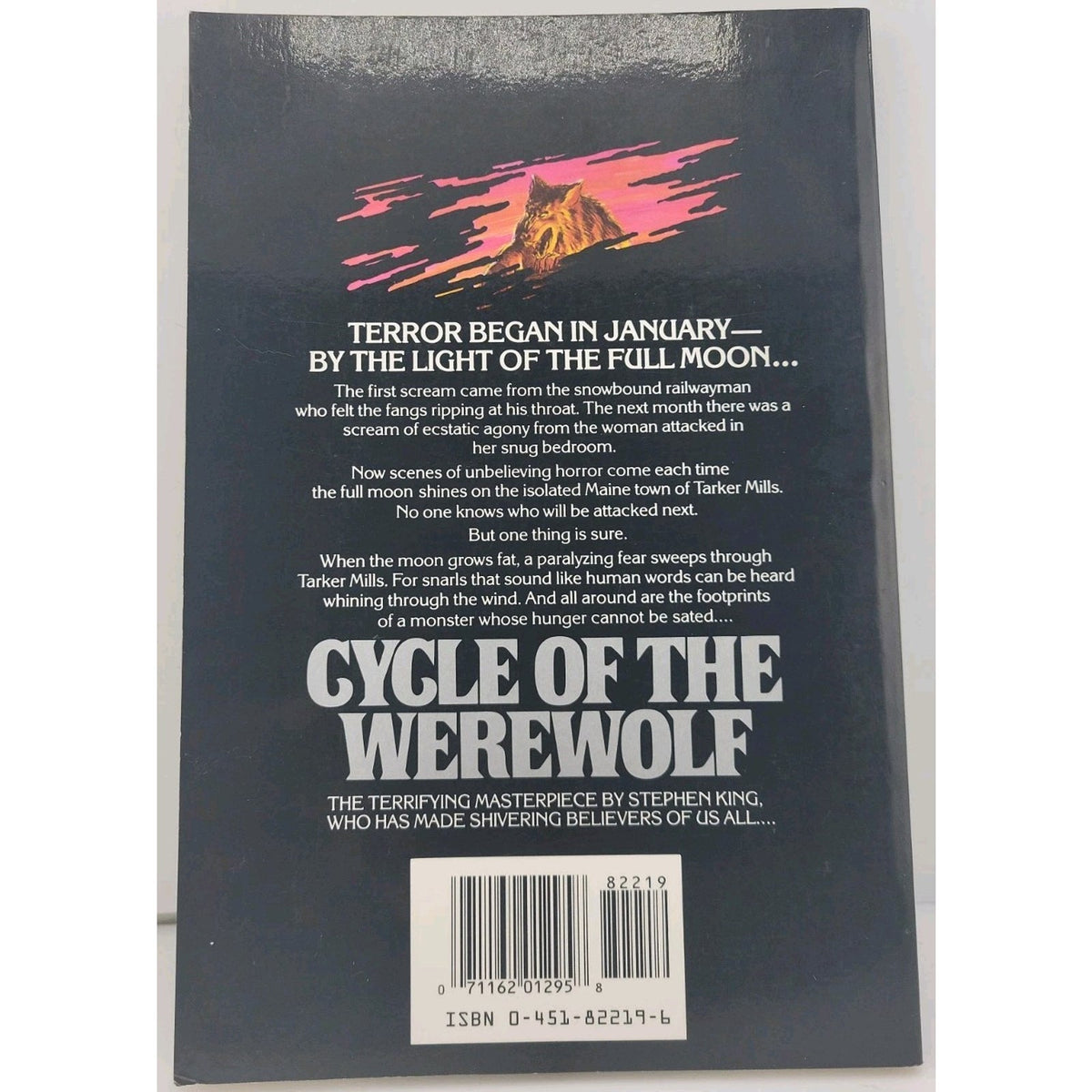 Cycle Of The Werewolf Stephen King Signet Special Printing 1985