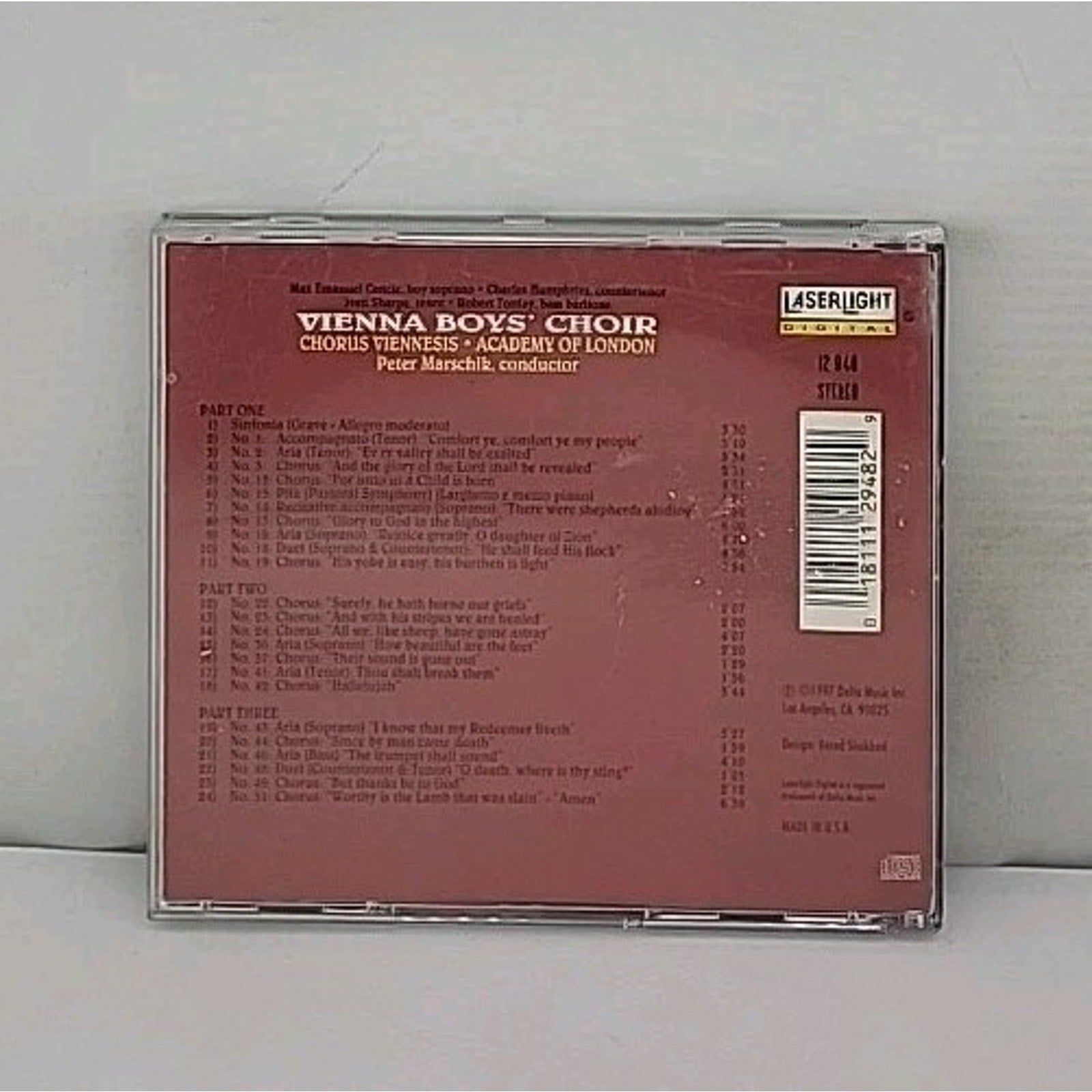 Messiah-Hlts by The Vienna Choir Boys (CD, 1997)