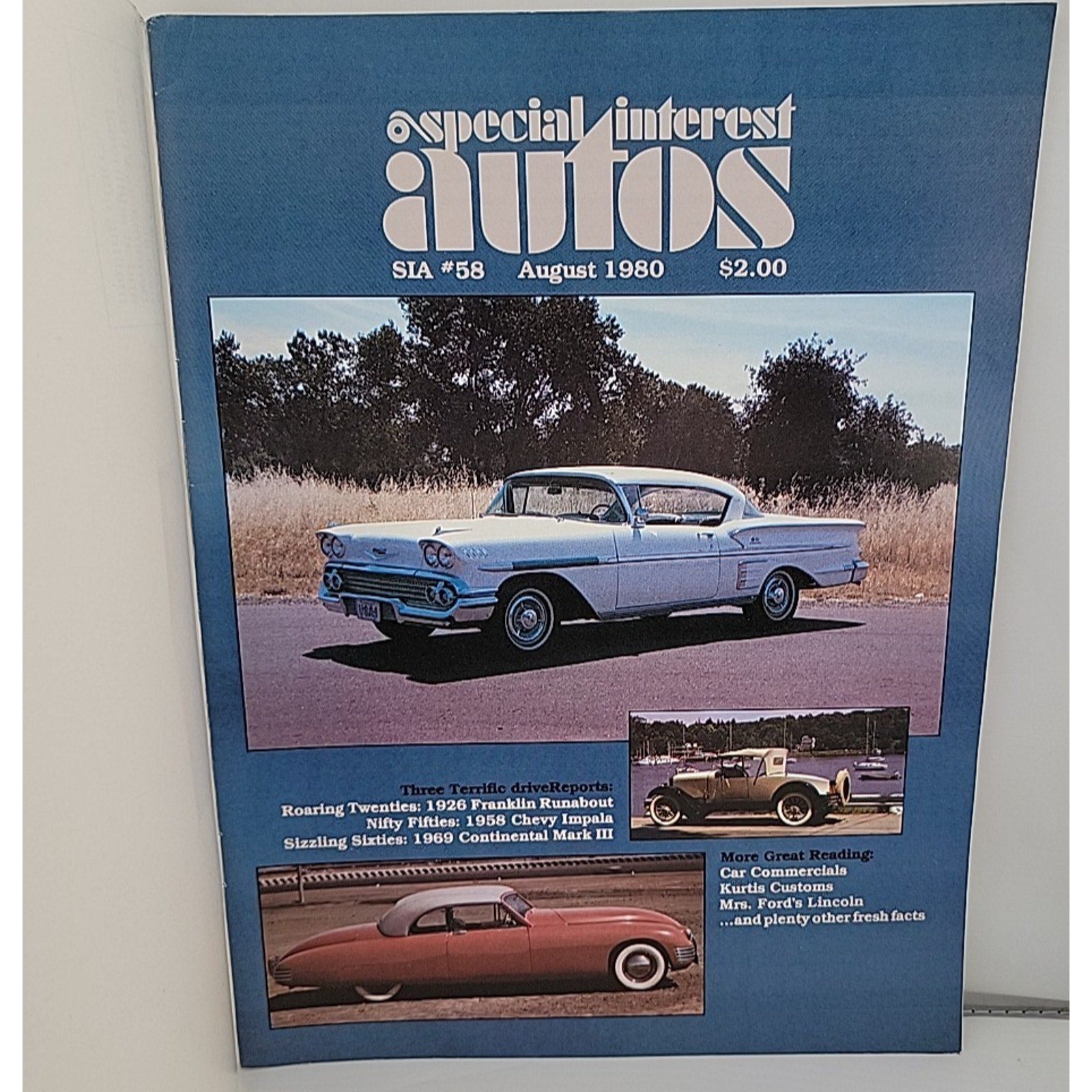 Special Interest Autos August 1980