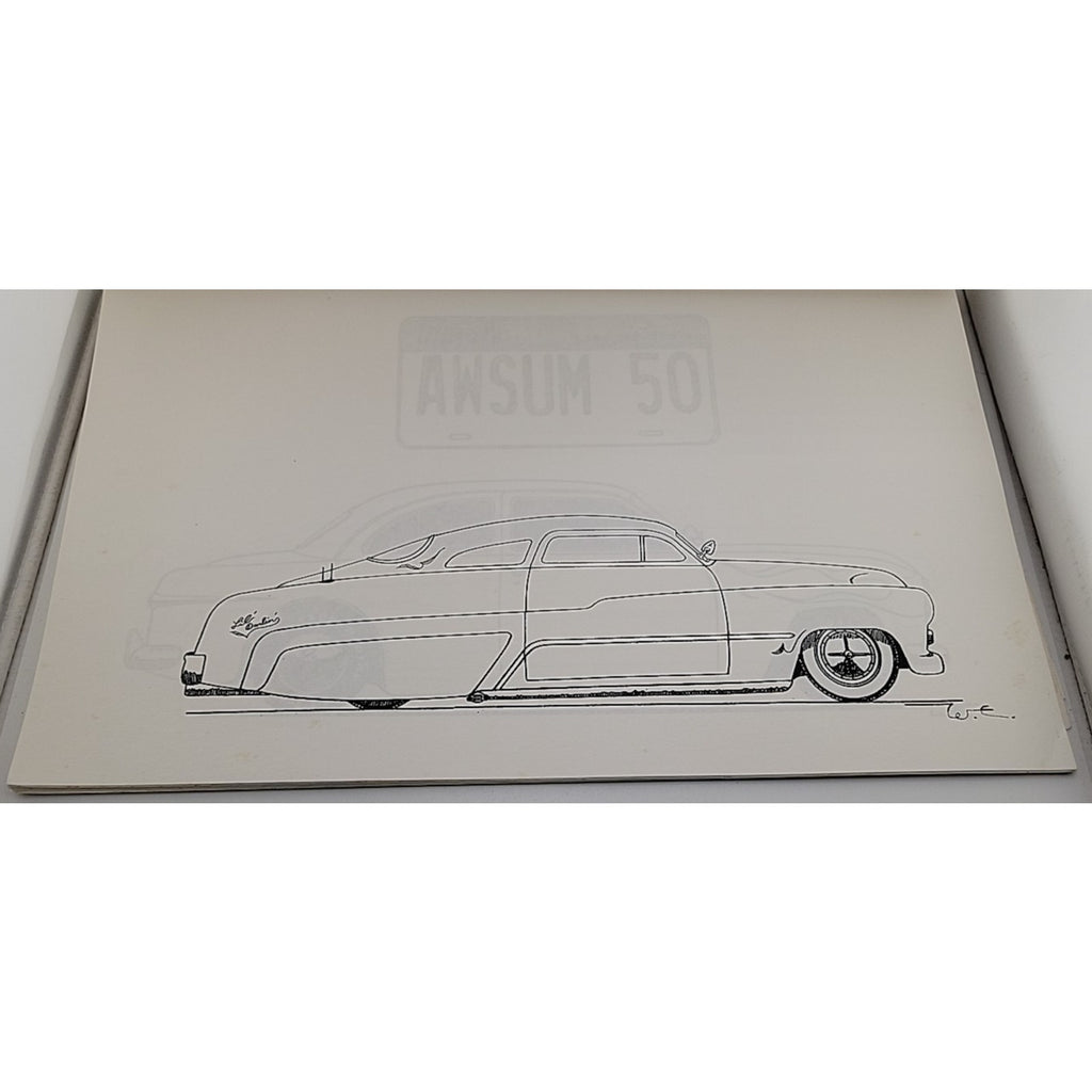 Leadsleds Volume 1 Shoebox Fords & Bathtub Mercs Coloring Book