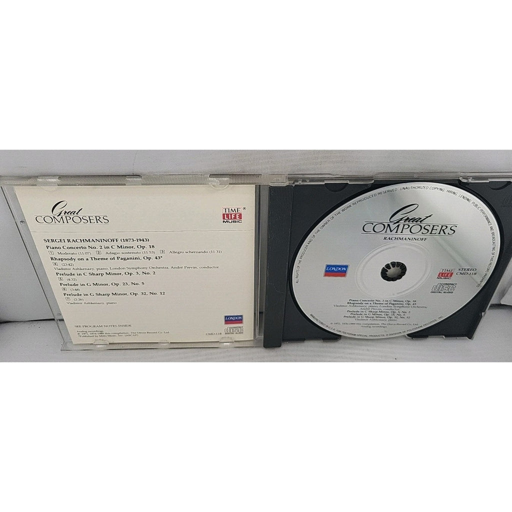 Rachmaninoff Great Composers B CD