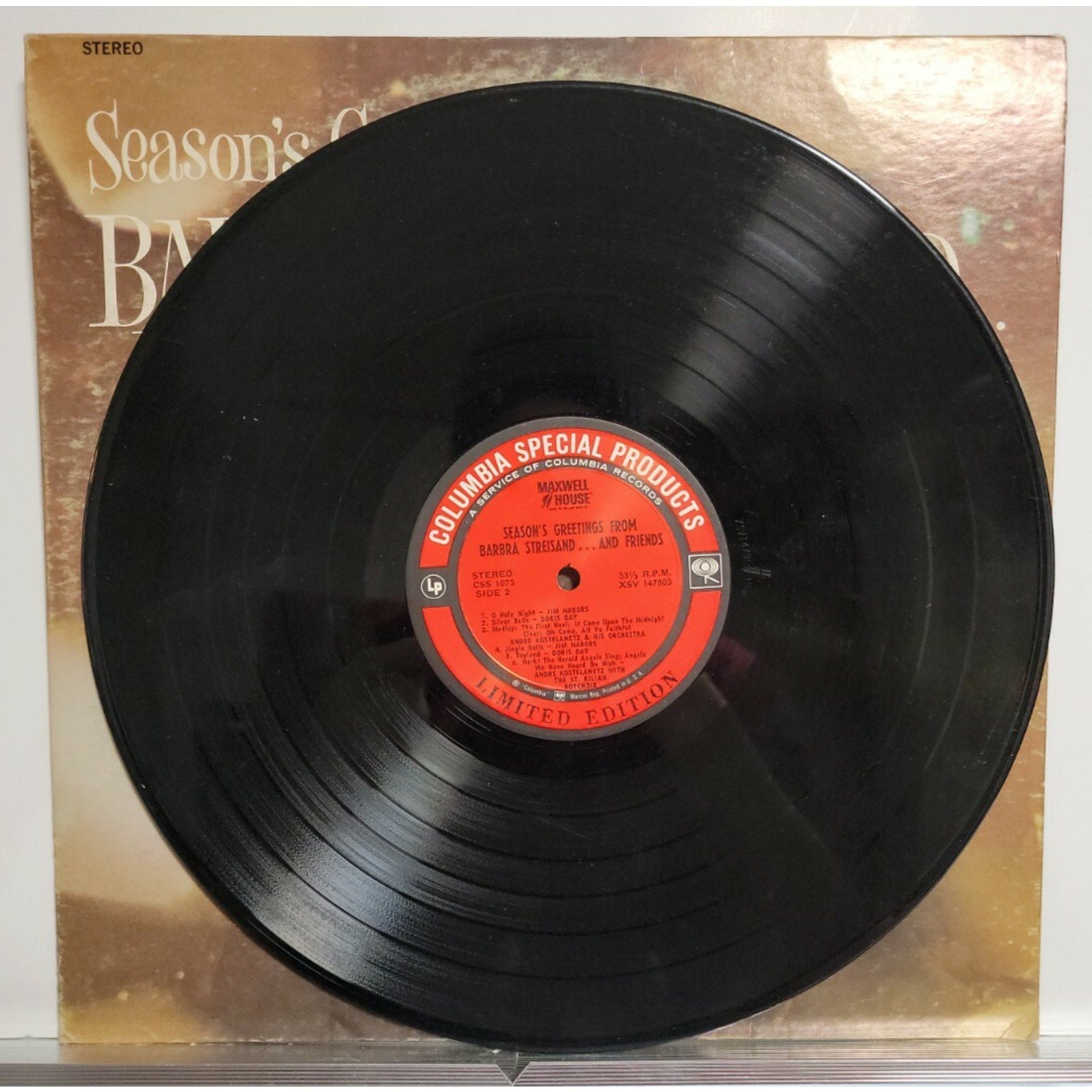 Various ‎– Season's Greetings From Barbra Streisand...And Friends (Vinyl)