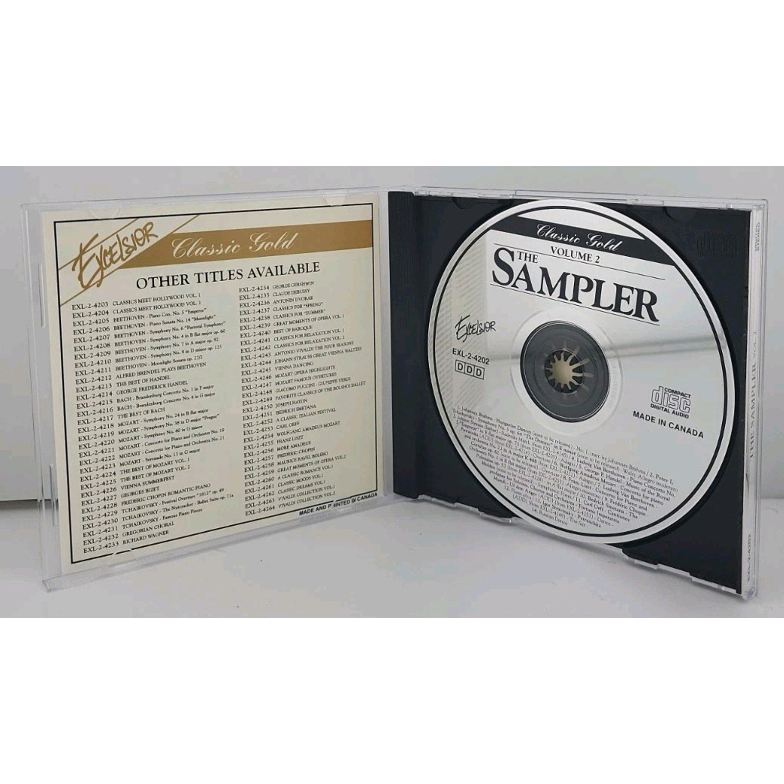 Excelsior Classic Gold The Sampler Volume 2 CD 1993 Classical EXL