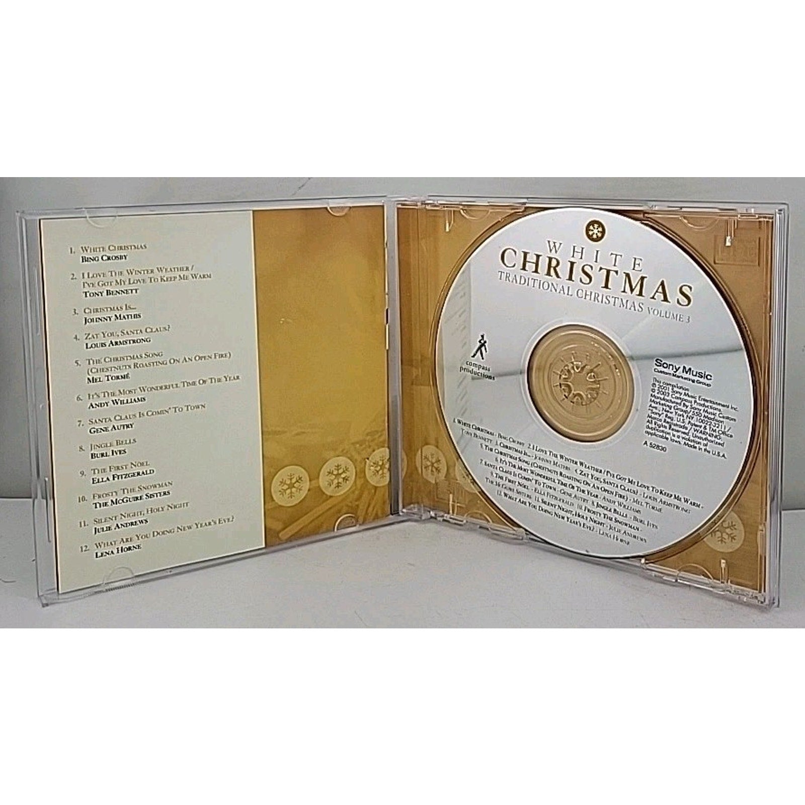 Traditional Christmas Volume Three (CD, 2001, Sony Music Entertainment)
