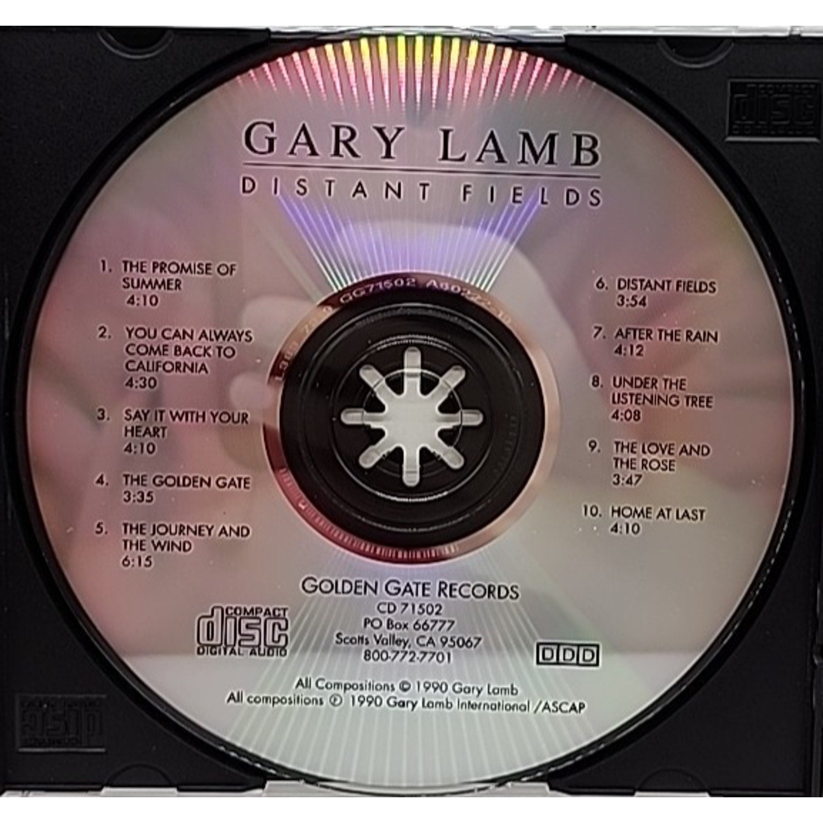 Distant Fields by Gary Lamb (New Age) (CD, 1991, Golden Gate (New Age))
