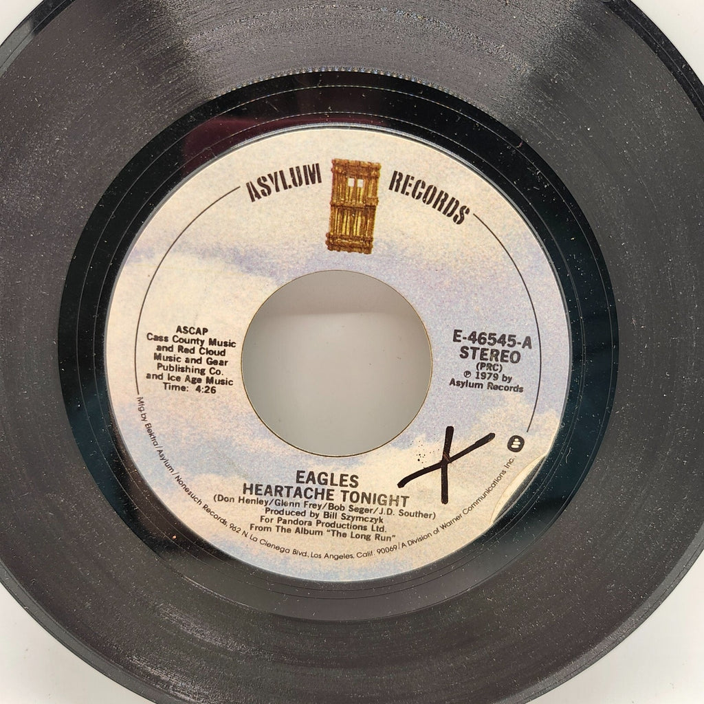 Teenage Jail / Heartache Tonight by Eagles (Record) - E-46545-A