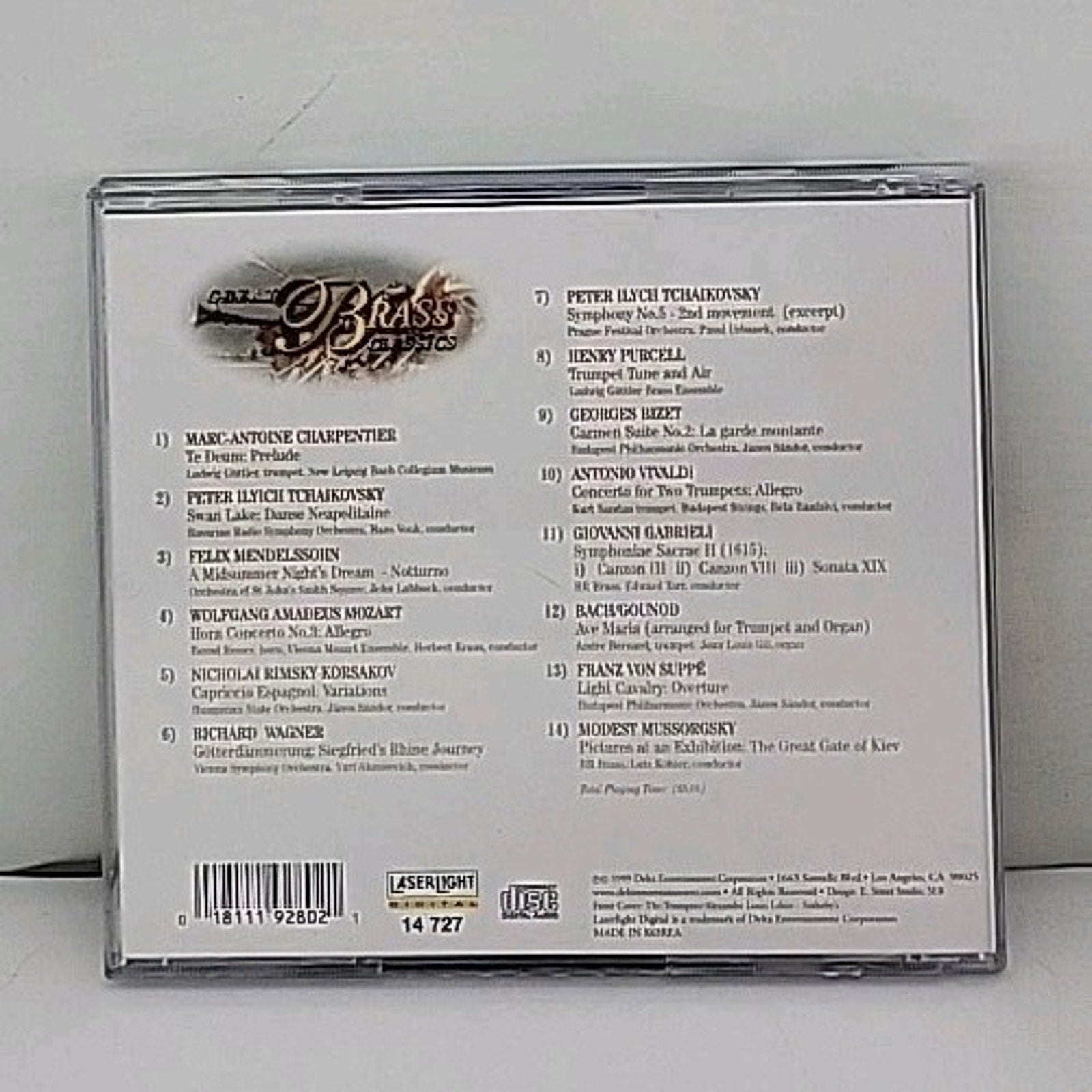 Great Brass Classics by Mozart, Wagner, Vivaldi, & More (Cd 1999)'