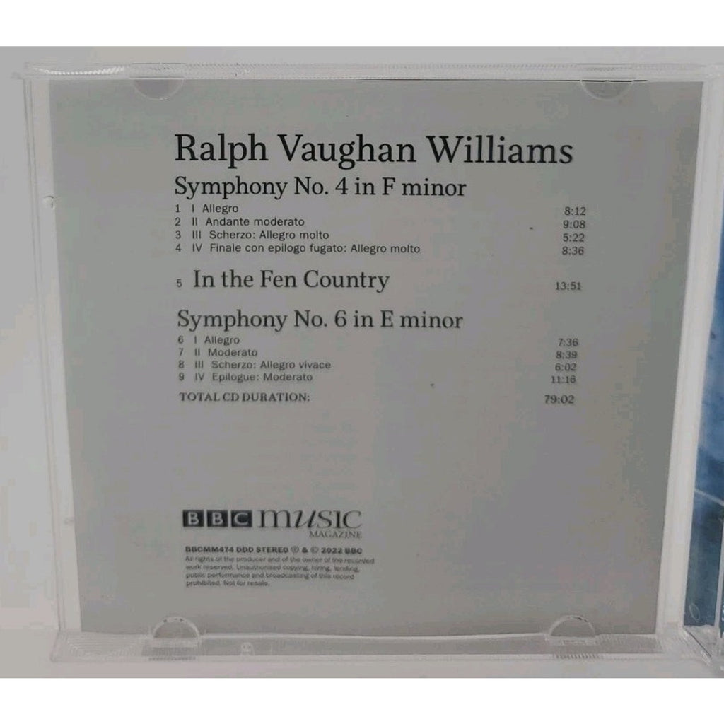 Vaughan Williams: Symphonies Nos 4 & 6 (CD)