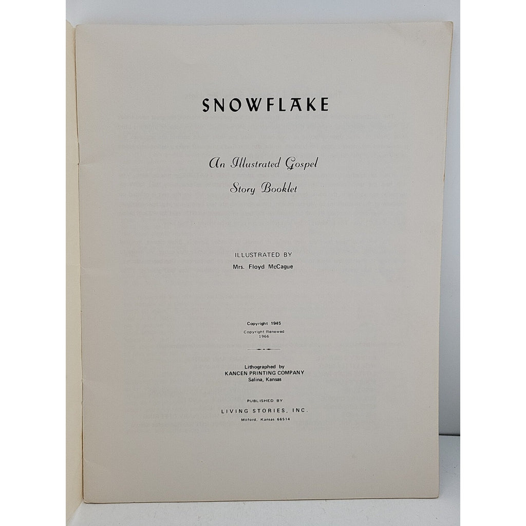 Snowflake By Floyd McCague