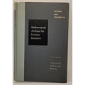 Mathematical Analysis For Business Decisions Hardcover By Howell and Teichroew