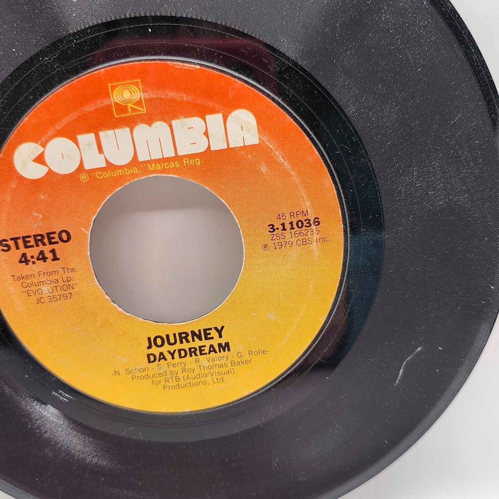 Lovin', Touchin', Squeezin' / Daydream by Journey (Record) - 3-11036