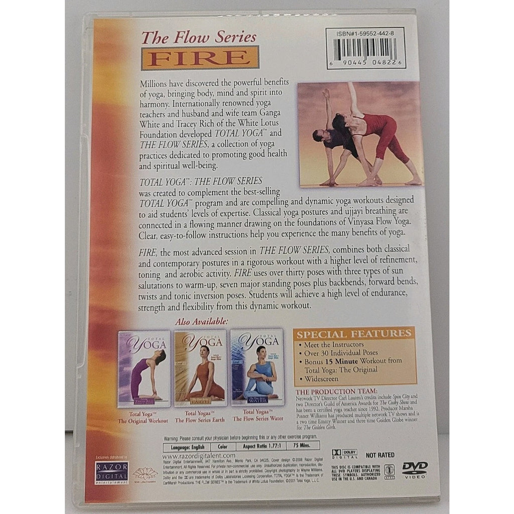 Total Yoga: Fire (DVD, 2004)