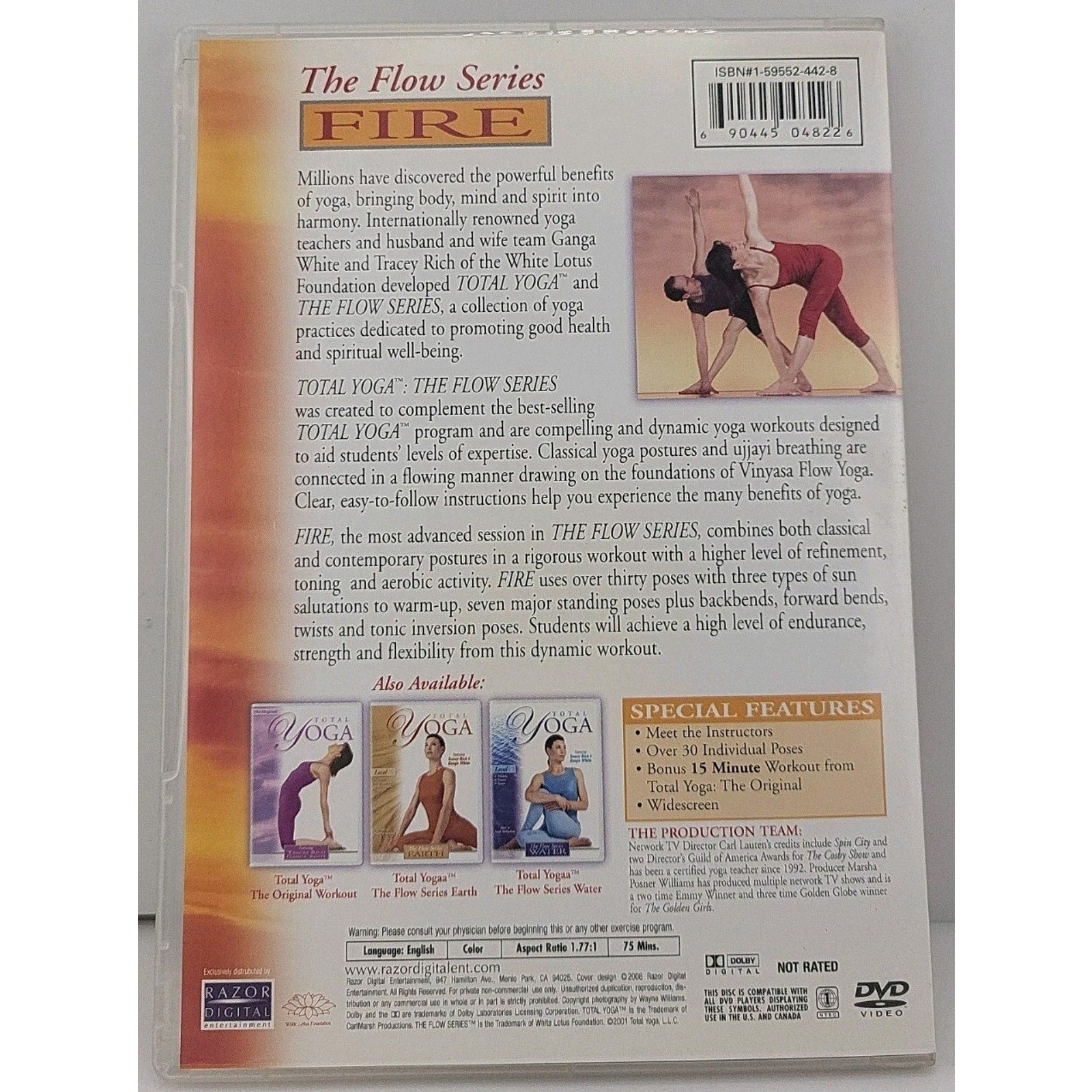 Total Yoga: Fire (DVD, 2004)