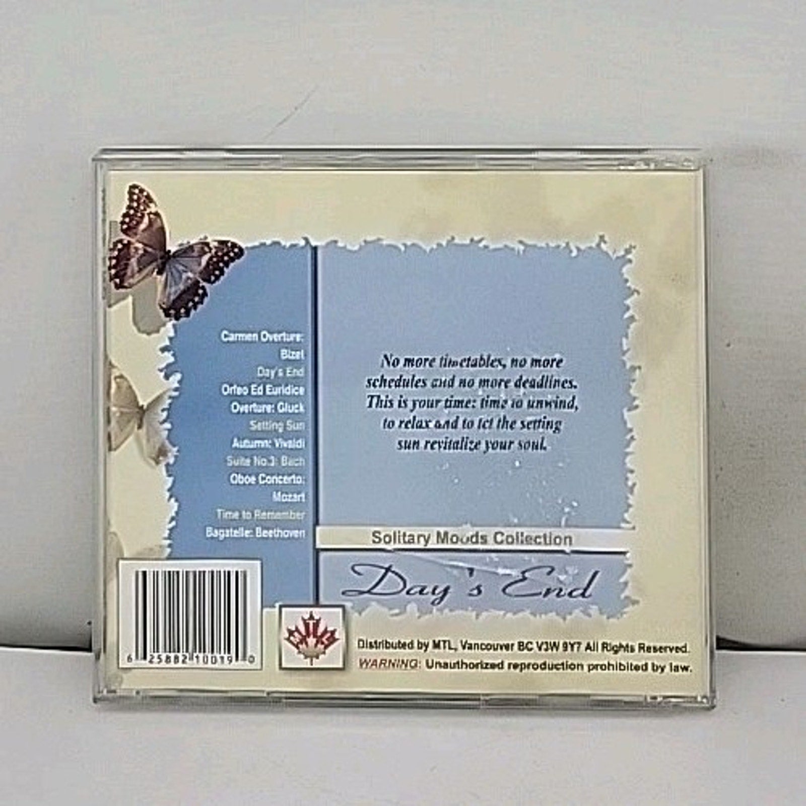 Day's End by Various Artists (CD, Solitary Moods)