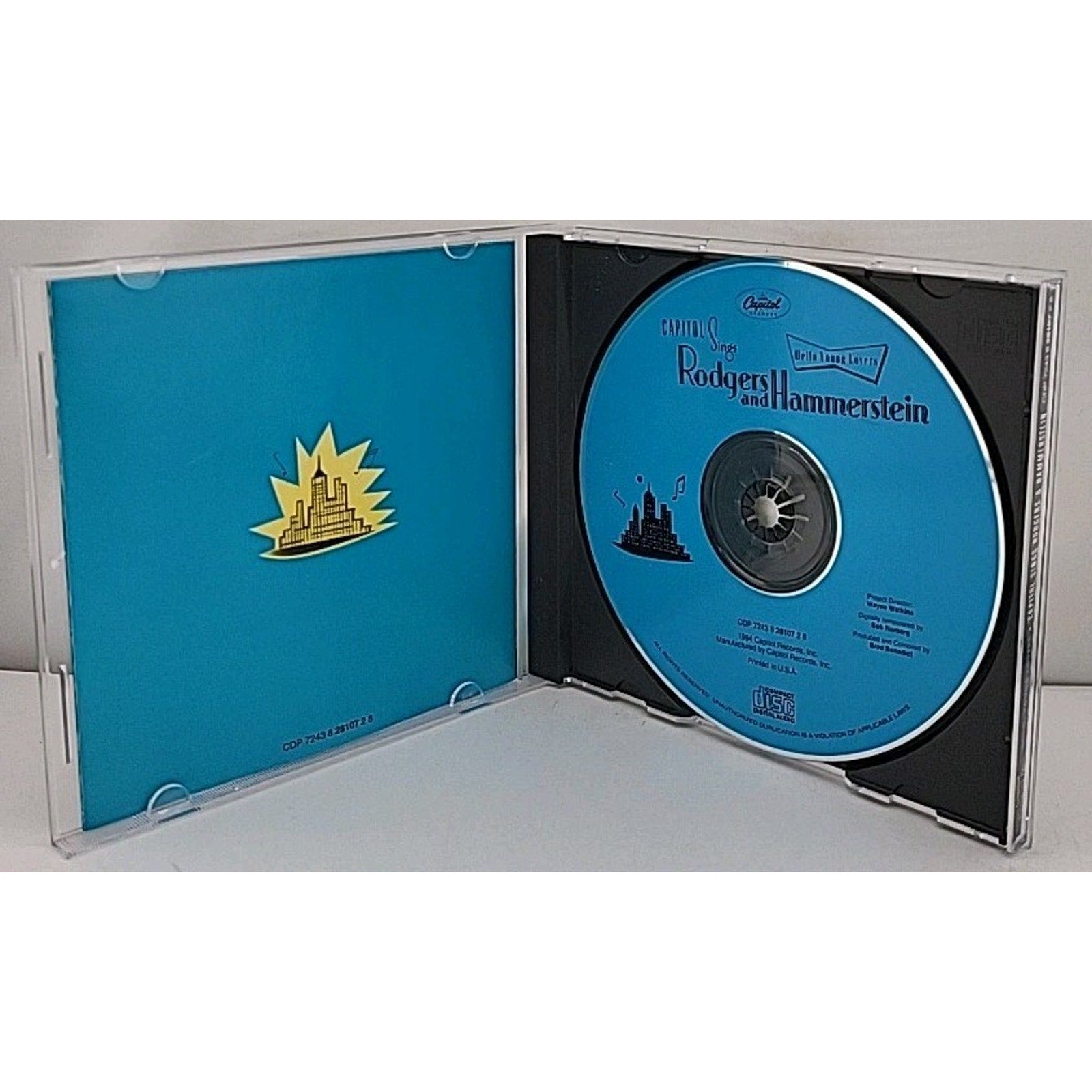 Capitol Sings Rodgers & Hammer by Various (CD, 1994)