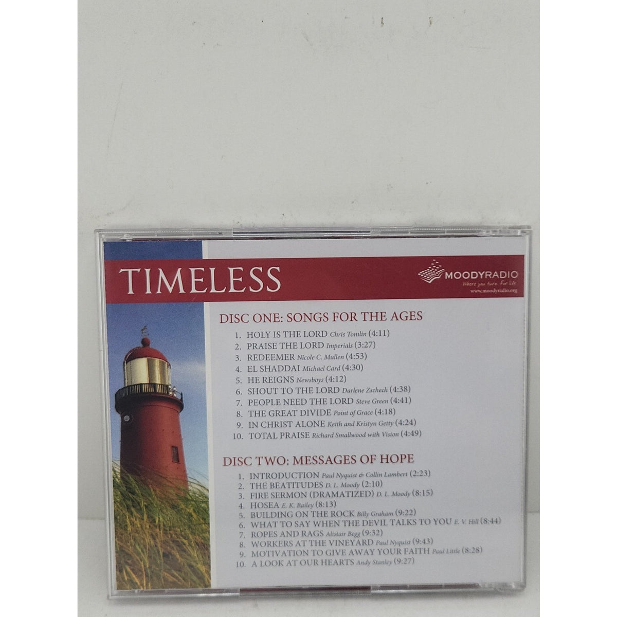 TIMELESS. Messages Of Hope. Songs For The Ages. Moody Radio (Audio CD)