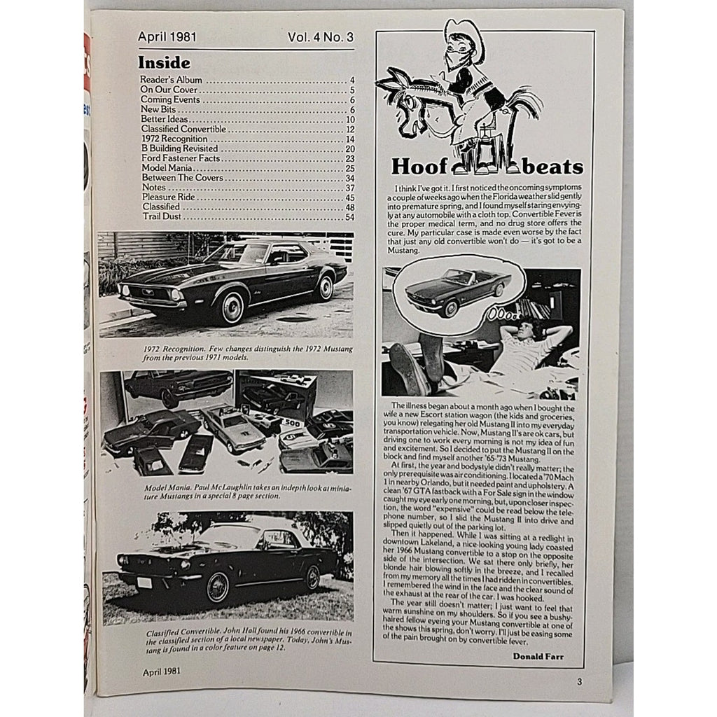 Mustang Monthly Magazine - April 1981 - Vol. 4 No. 3