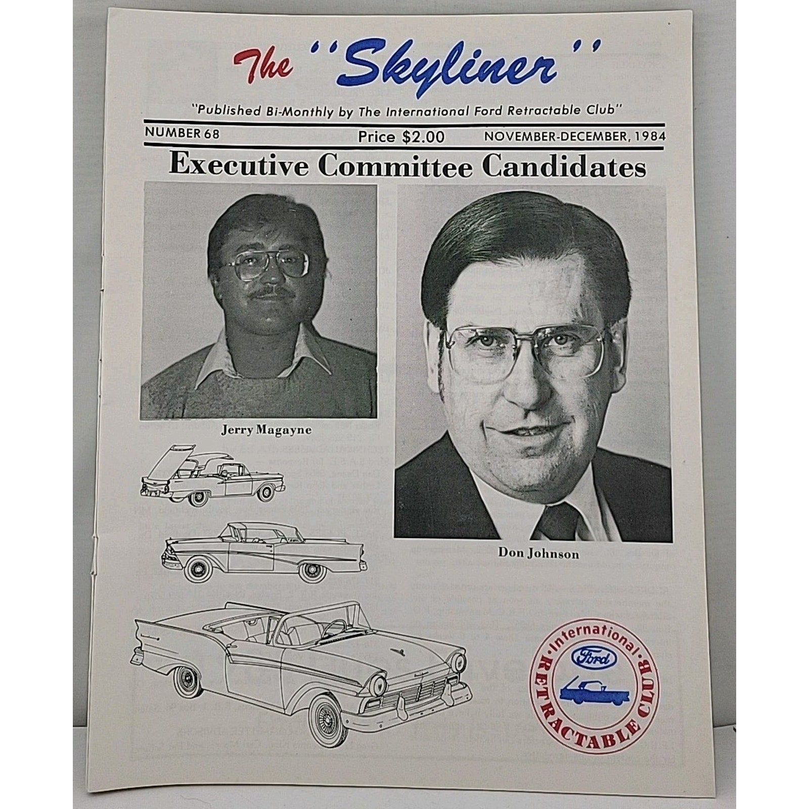 The Skyliner Newsletter - International Retractable Club - November-December...