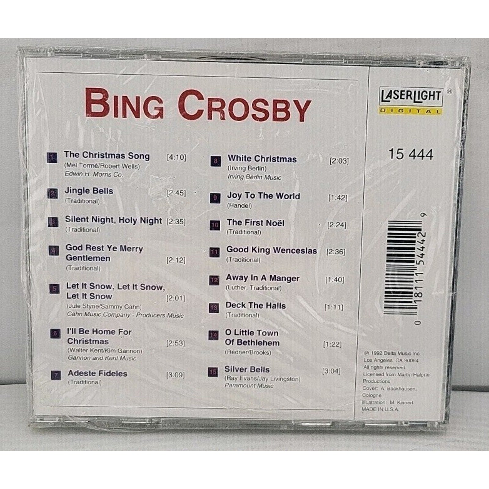White Christmas by Bing Crosby (CD, 1992) *Brand New*
