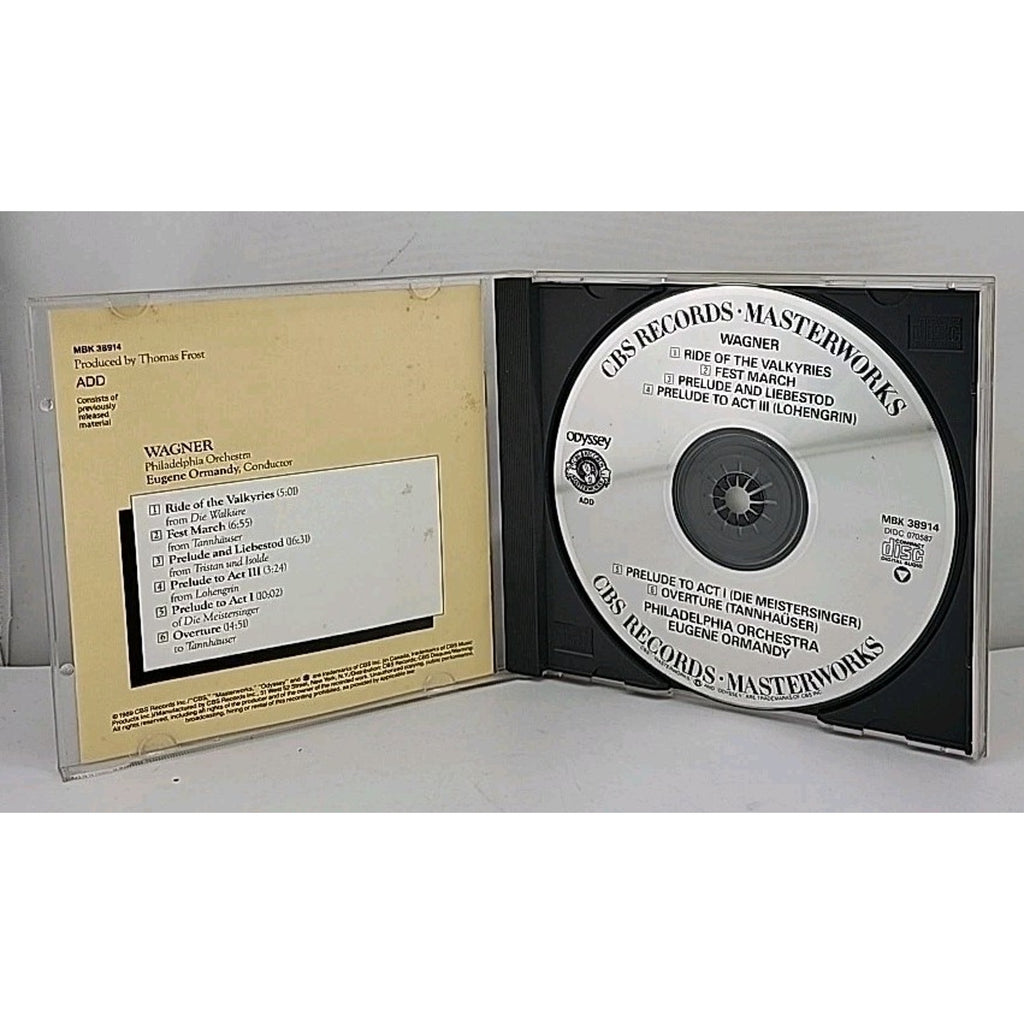 Wagner Great Orchestral Music PO Ormandy CBS Masterworks/Odyssey CD