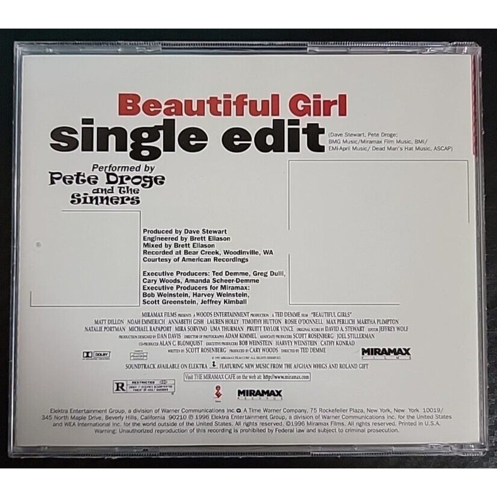 Pete Droge And The Sinners Beautiful Girl (CD)