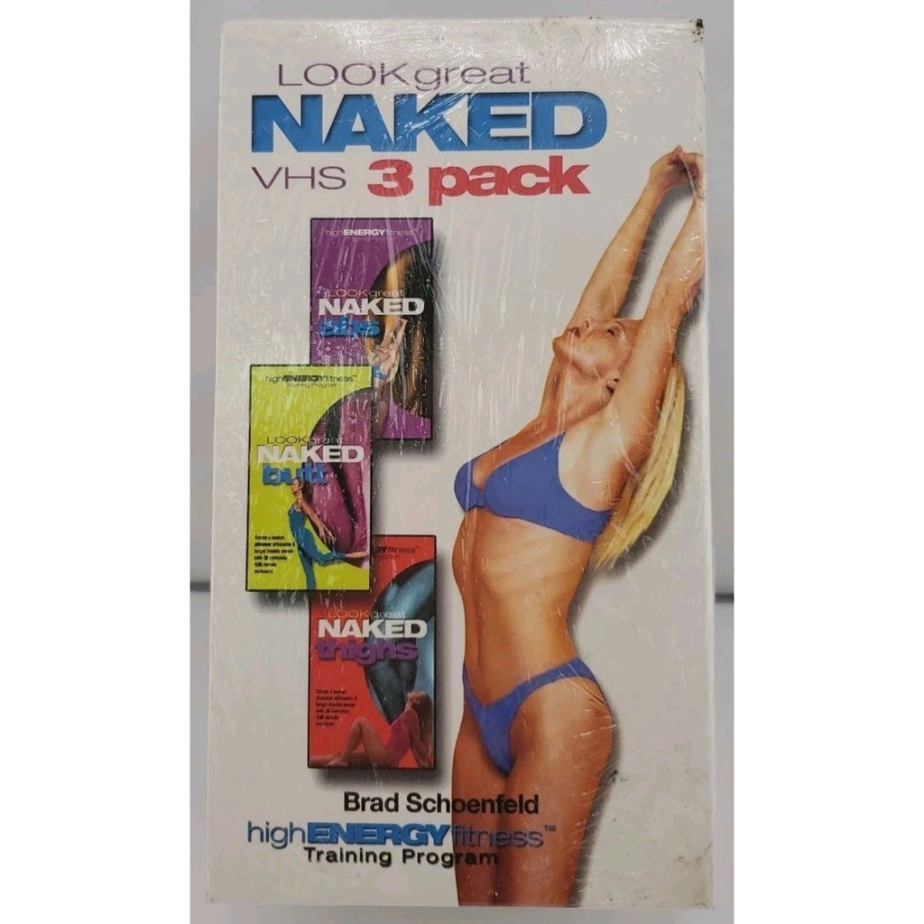 Look Great Naked - 3 Pack (VHS, 2002) *Brand New*