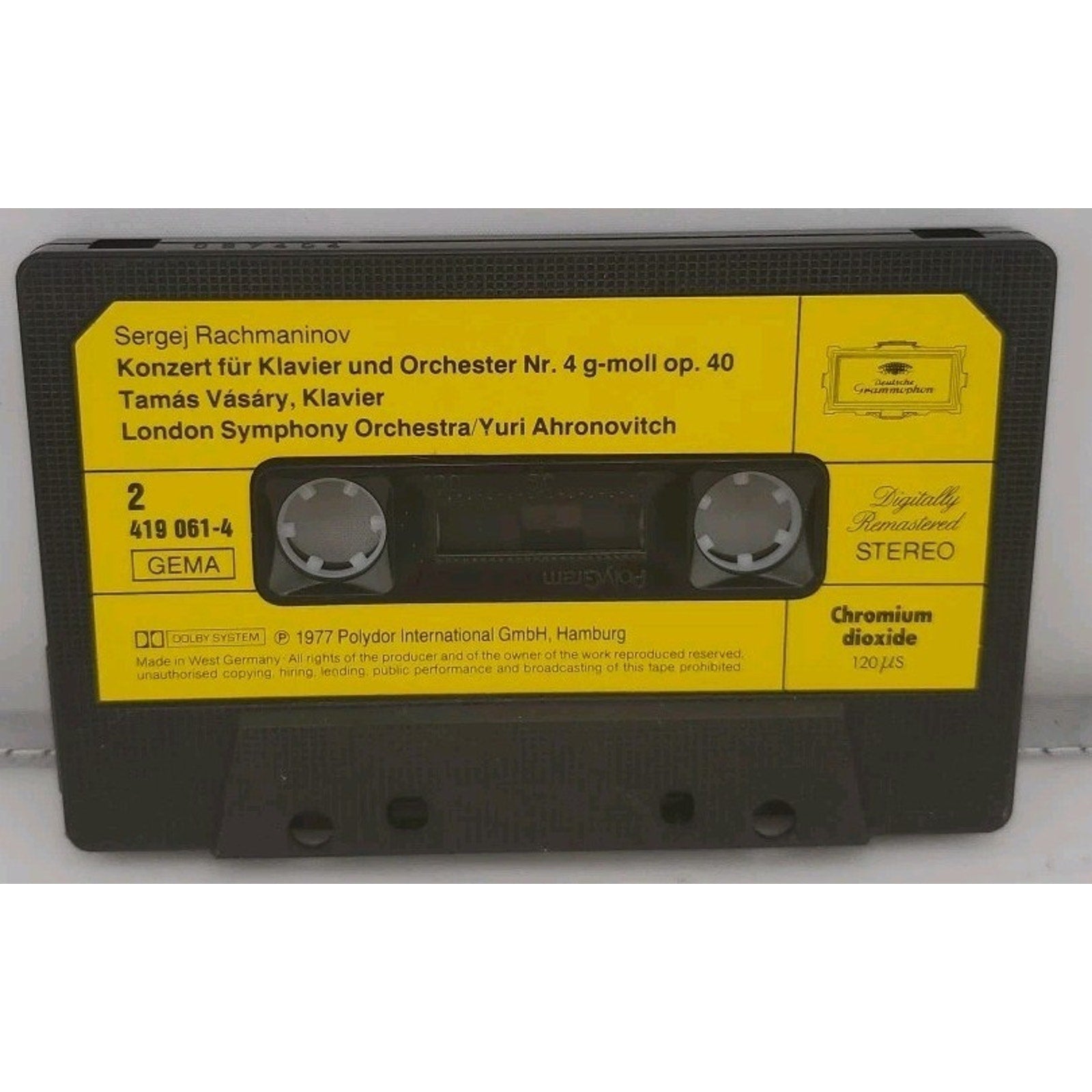 Sergei Rachmaninov Piano Concertos Nos. 2 & 4 (Cassette)