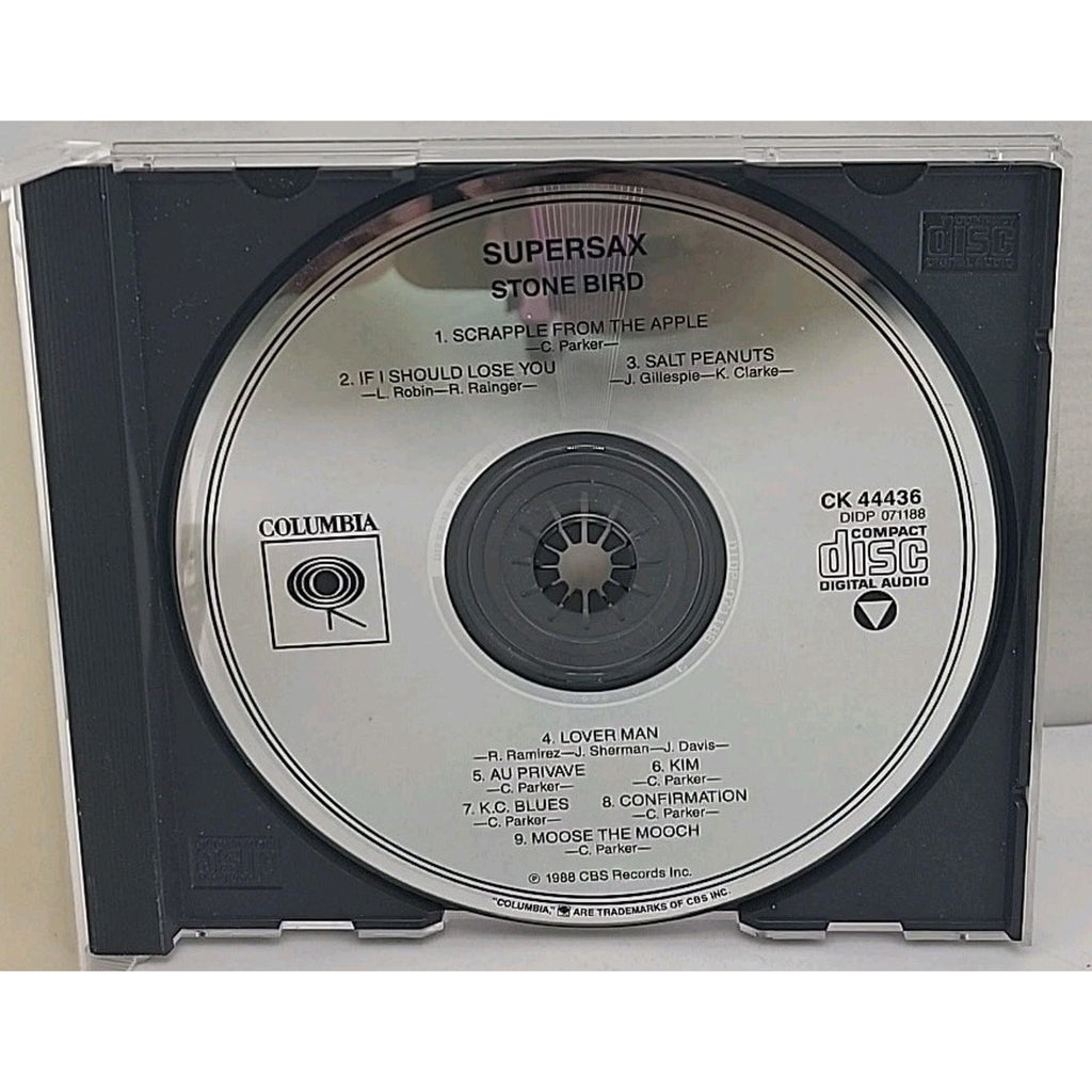 Stone Bird by Supersax (CD, Oct-1988, Columbia (USA))