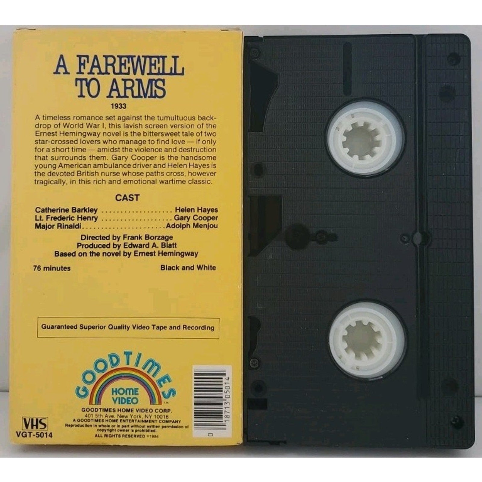 A Farewell to Arms (VHS)