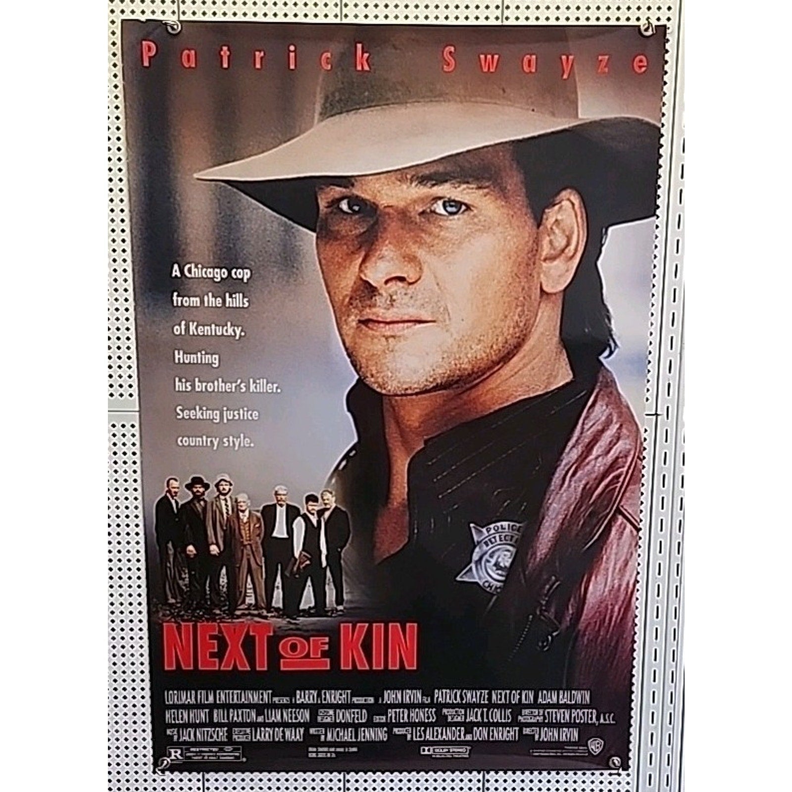 Rolled Next Of Kin 1989 Movie Poster 27x41 Patrick Swayze