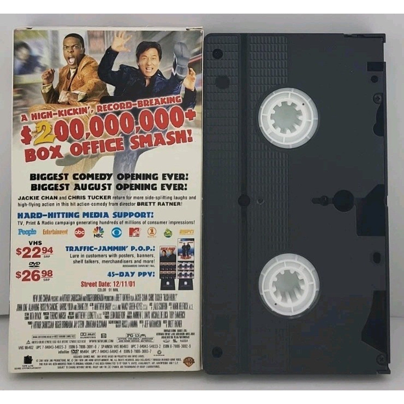 Rush Hour 2 (VHS, 2001) *PROMO COPY* SCREENER