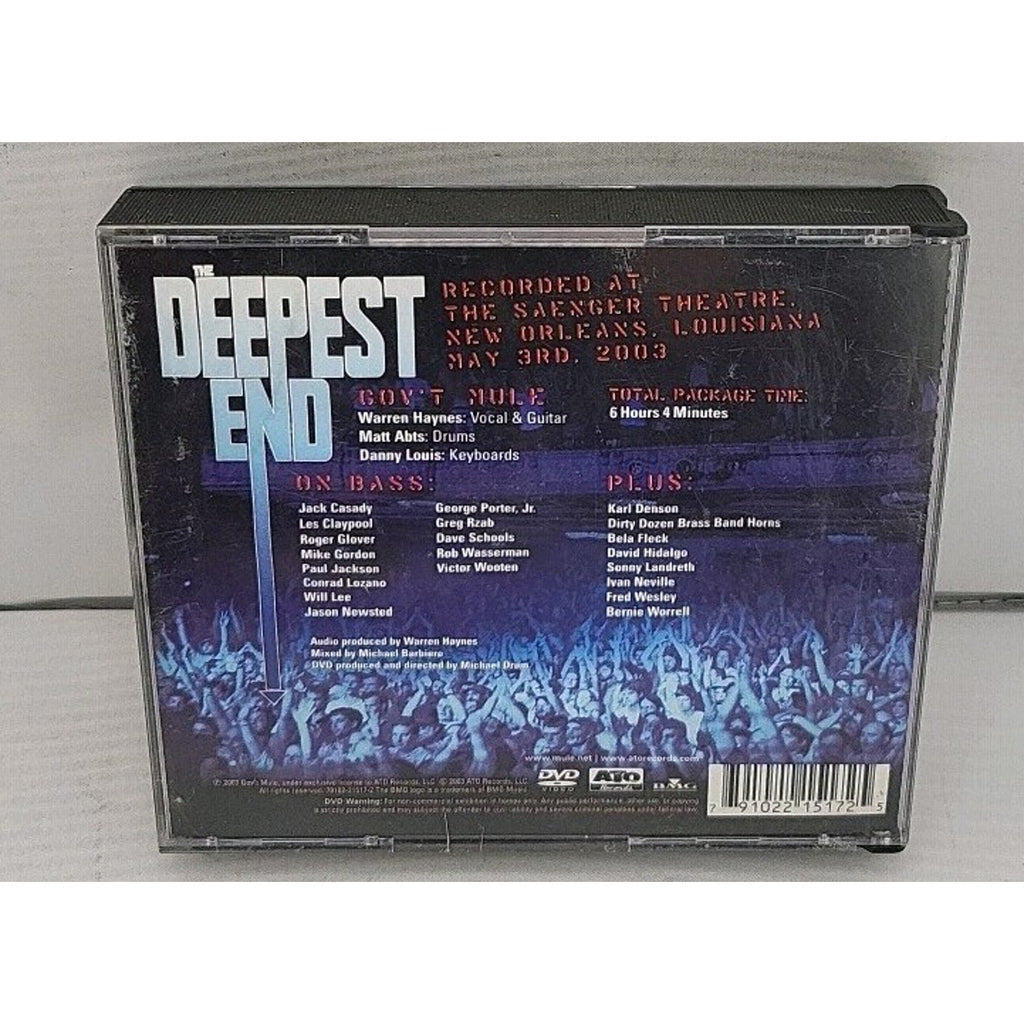 The Deepest End: Live in Concert by Gov't Mule, Steven Gellman (CD, Oct-2003, 3