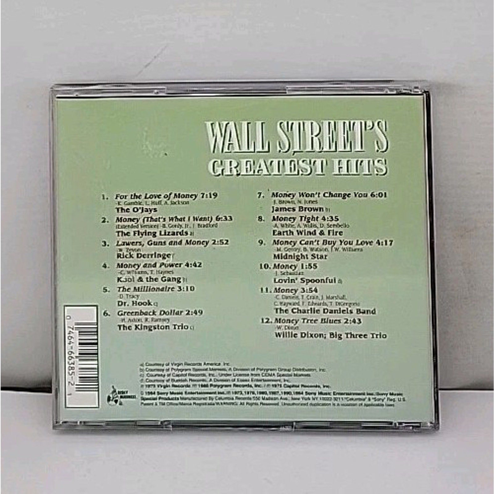 Wall Street's Greatest Hits by Various Artists (CD, Nov-1994, Risky Business)