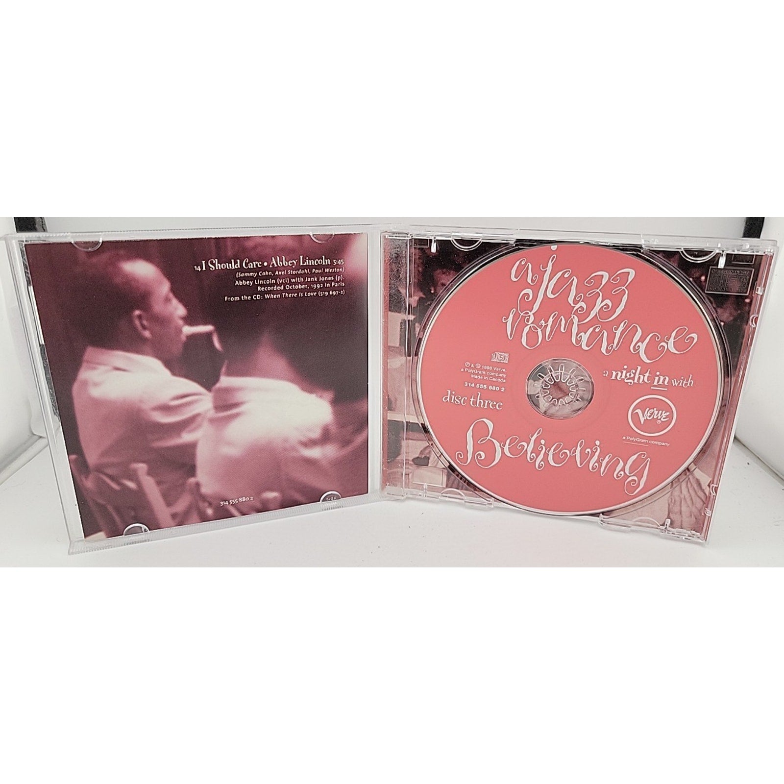 Believing Disc Three A Jazz Romance A Night In With Verve CD