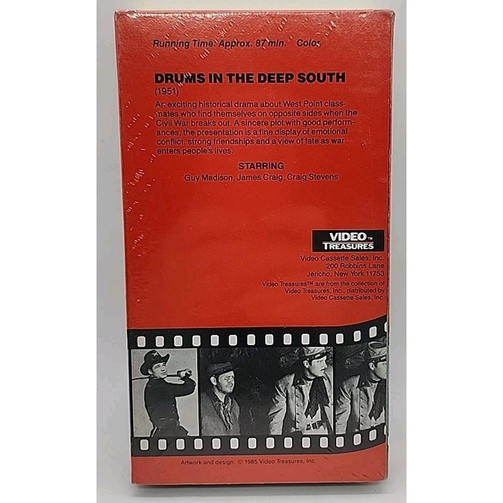 Drums in the Deep South - Video Treasures (VHS) *Brand New*