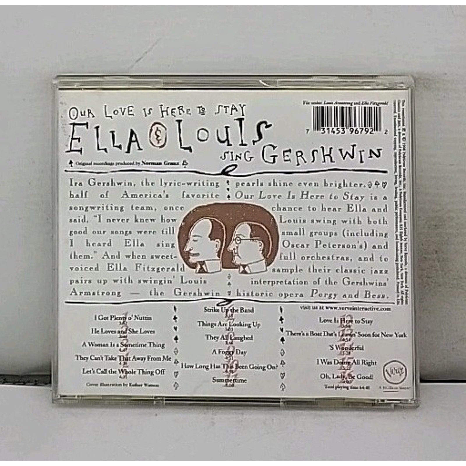 Our Love Is Here to Stay: Sing Gershwin by Ella Fitzgerald (CD, 1998)