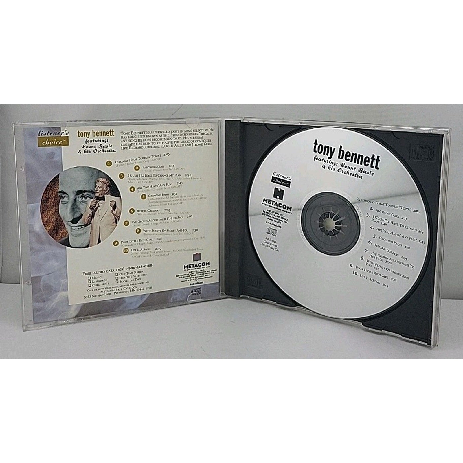 Tony Bennett - The Master of Song (featuring Count Basie & His Orchestra) (CD)