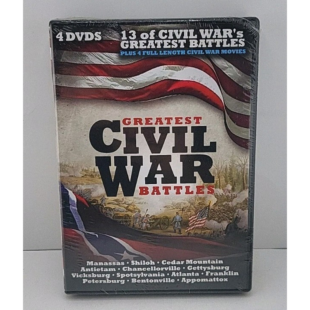Greatest Civil War Battles (4 DVD Set) *Brand New*