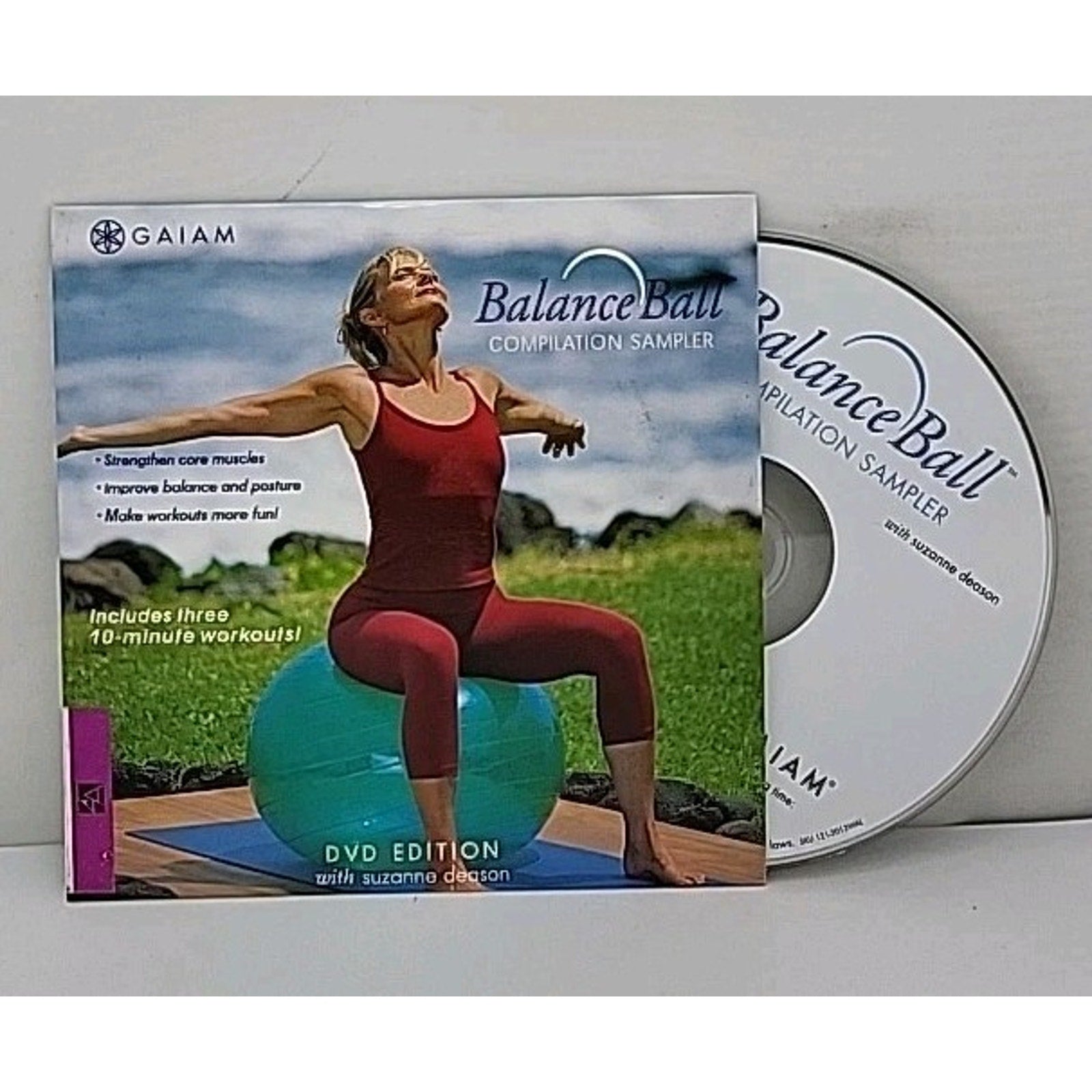 Gaiam Balance Ball Compilation DVD by Suzanne Deason - 2004