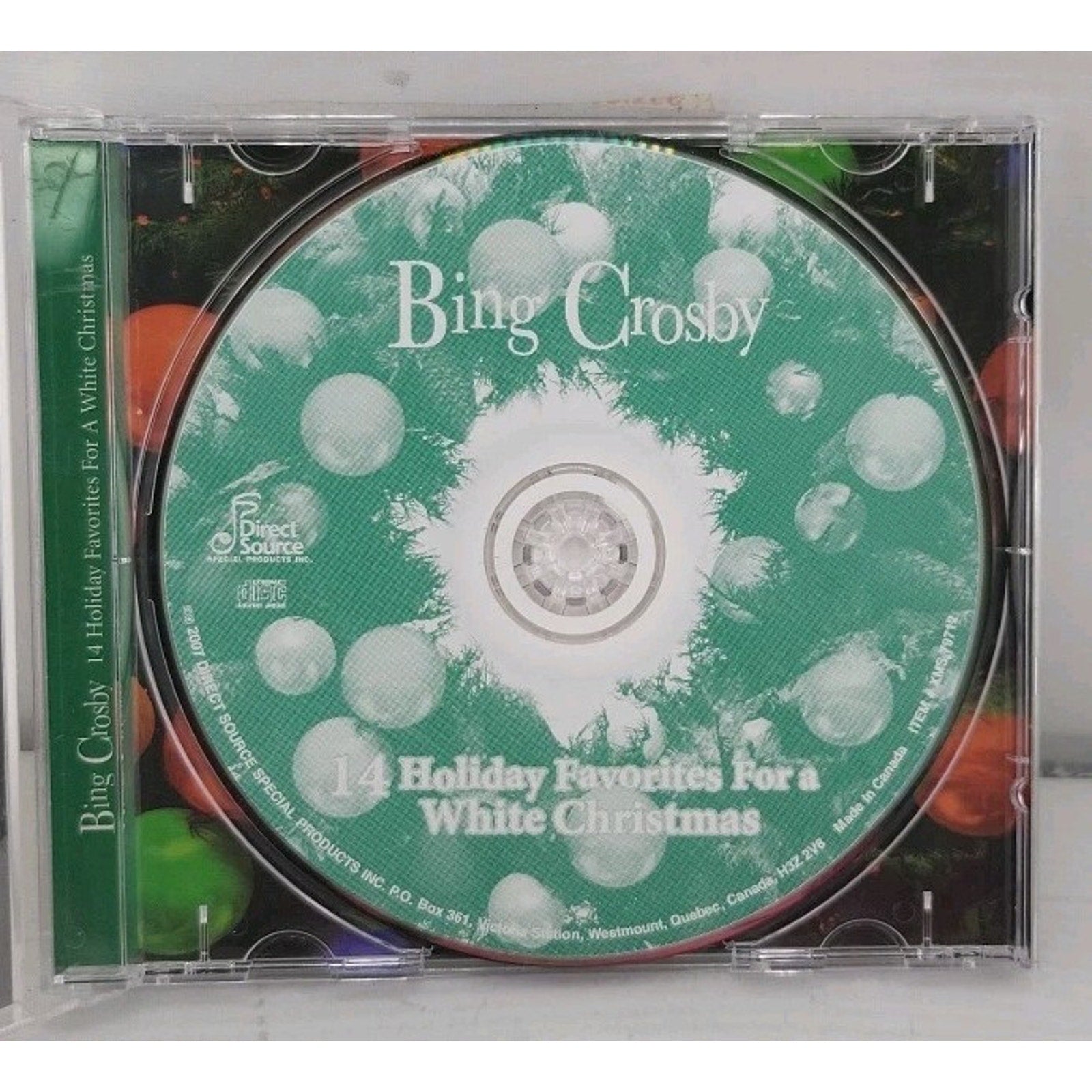 14 Holiday Favorites for a White Christmas by Bing Crosby (CD, Aug-2007, Direct