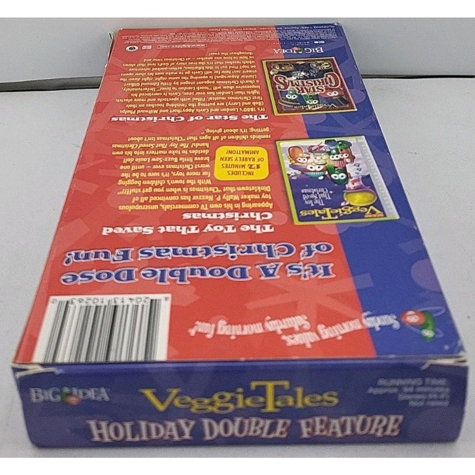 VeggieTales Holiday Double Feature VHS Big Idea 2004