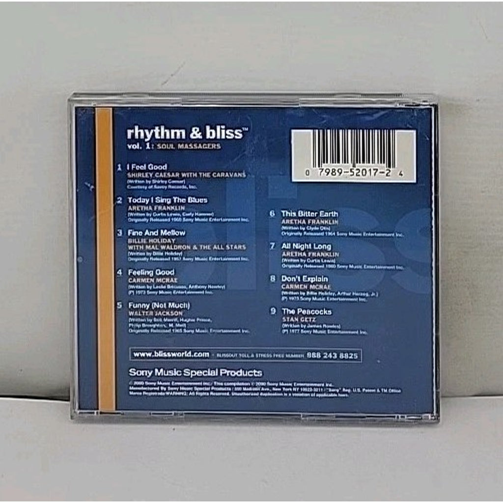 Rhythm & Bliss, Vol. 1: Soul Massagers by Various Artists (CD, 2000, Sony Music