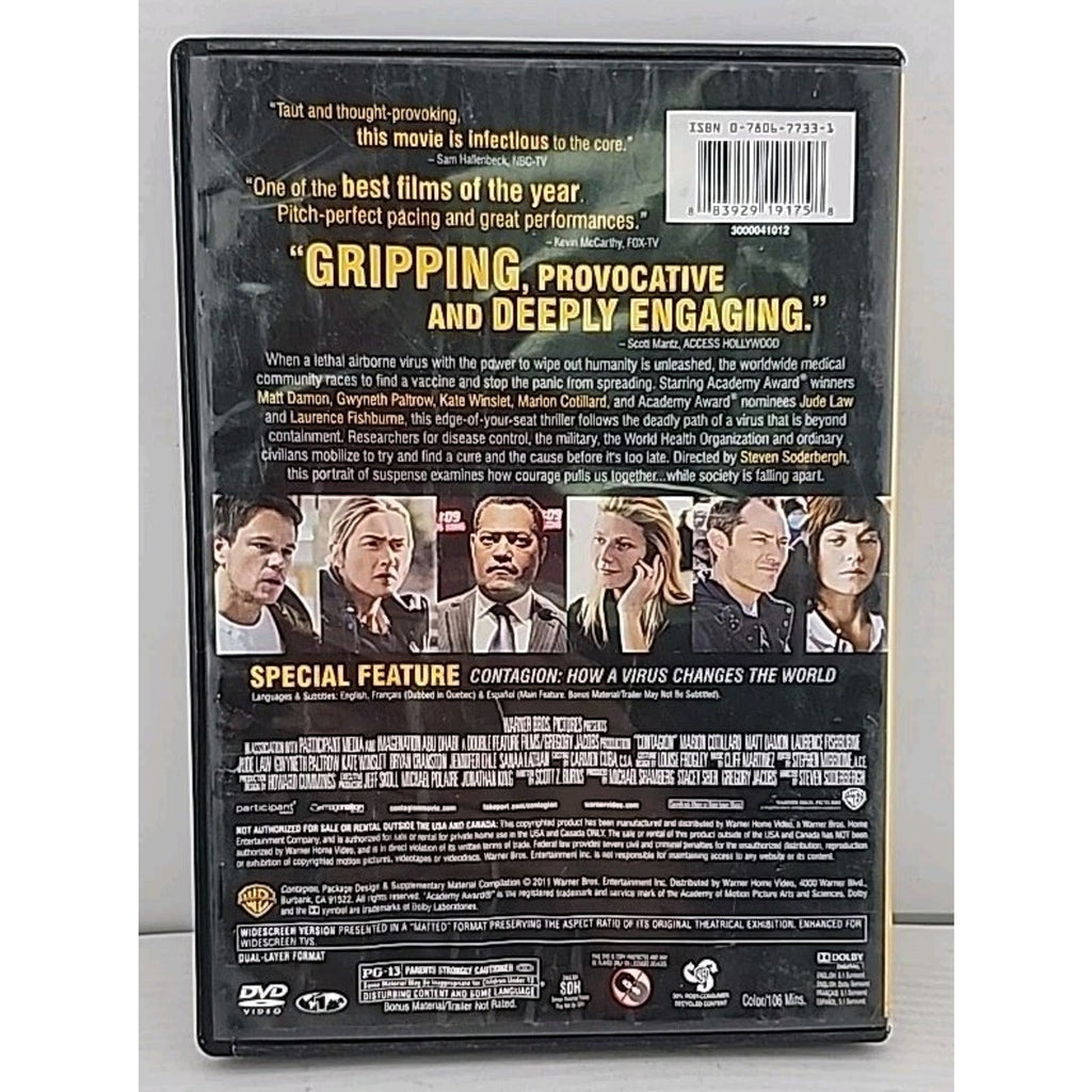 Contagion (DVD, 2011)