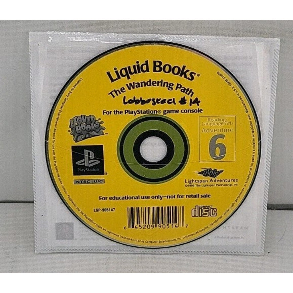 Liquid Books: The Wandering Path - PS1