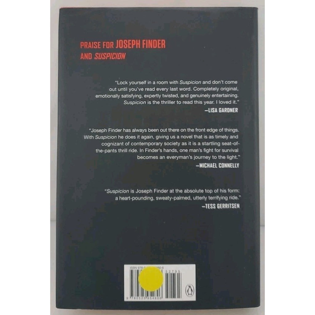 Suspicion by Joseph Finder (2014, Hardcover)