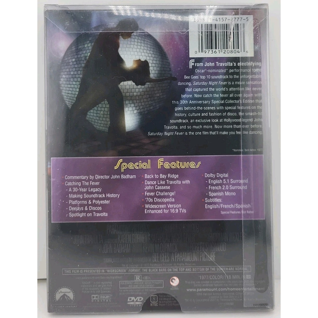 Saturday Night Fever (DVD, 2007, Special Collectors Edition)